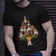 Cavalier King Charles Spaniel Christmas Tree Xmas Light Gift Unisex T-Shirt Gifts for Him