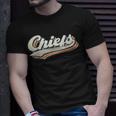 Chiefs Name Personalized Vintage Retro Chiefs Sport Name T-shirt Gifts for Him