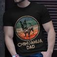 Chihuahua Dog Vintage Chihuahua Dad T-Shirt Gifts for Him