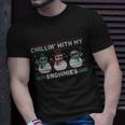 Chillin With My Snowmies Cute Snow Ugly Christmas Sweater Great Gift Unisex T-Shirt Gifts for Him