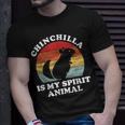 Chinchilla Ist Mein Geistertier Süßer Tierliebhaber T-Shirt Geschenke für Ihn