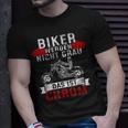 Chopper Motocross Biker Werden Nicht Grau Das Ist Chrom T-Shirt Geschenke für Ihn