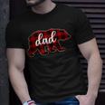 Christmas Red Plaid Dad Buffalo Matching Family Papa Pajama Unisex T-Shirt Gifts for Him