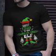 Christmas Songs Elf Family Matching Group Christmas Party Unisex T-Shirt Gifts for Him
