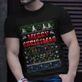 Christmas Things Ugly Upside Down Light Stranger Bike T-Shirt Gifts for Him