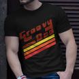 Mens Classic Vintage Retro 70S Groovy Dad T-Shirt Gifts for Him