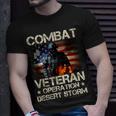 Mens Combat Veteran Operation Desert Storm Soldier T-Shirt Gifts for Him