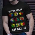 Competitive Puzzle Cube Gotta Solve Em All Speed Cubing Unisex T-Shirt Gifts for Him