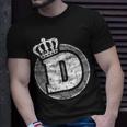 Cool Abc Name Letter D Character D Case Alphabetical D T-Shirt Gifts for Him
