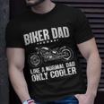 Cool Biker For Dad Men Motorcycling Motorcycle Biker T-Shirt Gifts for Him