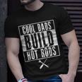 Cool Dads Build Hot Rods Car Retro Vintage Race Hotrod Drag T-Shirt Gifts for Him
