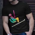 Cool Ski Skier Art Winter Sports Skiing Athlete Holiday T-shirt Gifts for Him