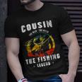 Cousin Man Myth Fishing Legend Funny Fathers Day Gift Unisex T-Shirt Gifts for Him