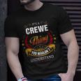 Crewe Family Crest Crewe Crewe Clothing CreweCrewe T Gifts For The Crewe Unisex T-Shirt Gifts for Him