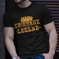 Cribbage Legend Kartenspiel Spieler V2 T-Shirt Geschenke für Ihn