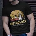 Mens Cute Best Beagle Dad Ever Retro Vintage Puppy Lover T-Shirt Gifts for Him