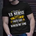 Cute Sunflower Quote Va Nurse Veteran Nursing Women T-shirt Gifts for Him