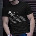 Dad Definition Daddy Father Fatherhood Stepdad Husband Poppa Gift For Mens Unisex T-Shirt Gifts for Him