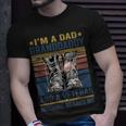 Mens Im Dad Granddaddy And A Veteran For Fathers Day T-Shirt Gifts for Him