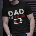 Dad Of Twins Fathers Day Gifts Unisex T-Shirt Gifts for Him