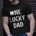 Dad Pregnancy Announcement St Patricks Day T-Shirt Gifts for Him