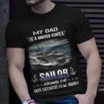 My Dad Is A Sailor Aboard The Uss George HW Bush Cvn 77 T-Shirt Gifts for Him