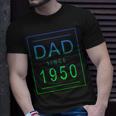 Dad Since 1950 50 Aesthetic Promoted To Daddy Father Bbjypzb Unisex T-Shirt Gifts for Him
