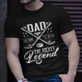 Dad The Man The Myth The Hockey Legend Fathers Day For Dad Unisex T-Shirt Gifts for Him