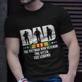 Dad Vietnam Veteran The Myth The Legend Gift Dad Gift V4 Unisex T-Shirt Gifts for Him