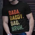 Mens Dada Daddy Dad Bruh Fathers Day Dad Life Vintage T-Shirt Gifts for Him
