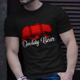 Daddy Bear Buffalo Plaid Unisex T-Shirt Gifts for Him