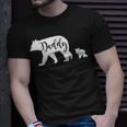 Daddy Bear With 1 One Cub Dad Father Papa Gift Unisex T-Shirt Gifts for Him