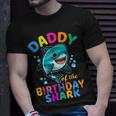 Daddy Of The Shark Birthday Dad Matching Family Bday Unisex T-Shirt Gifts for Him