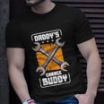 Daddys Garage Buddy Dad Mechanic Car Technician Gift Unisex T-Shirt Gifts for Him