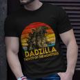 Mens Dadzilla Father Of The Monsters Vintage Fathers Day For Dad T-Shirt Gifts for Him