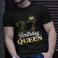 Damen 27. Geburtstag T-Shirt Jahrgang 1995, Birthday Queen mit Krone Geschenke für Ihn