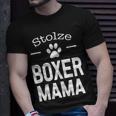 Damen Stolze Boxer Mama Dog Hunde Mutter Haustier T-Shirt Geschenke für Ihn