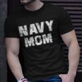 Damen US Navy Proud Mama Original Navy Vintage Mom T-Shirt Geschenke für Ihn