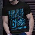 Darts 60 Geburtstag Dart Pfeil Geschenk Dartspieler T-Shirt Geschenke für Ihn