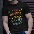 Davies Family Crest DaviesDavies Clothing Davies T Davies T Gifts For The Davies Png Unisex T-Shirt Gifts for Him