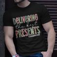 Delivering The Best Presents Labor And Delivery Nurse Xmas T-shirt Gifts for Him