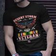 Desert Storm Veteran Pride Persian Gulf War Service Ribbon T-Shirt Gifts for Him