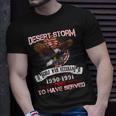 Desert Storm VeteranVeteran Proud For Fathers Day T-Shirt Gifts for Him