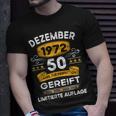 Dezember 1972 Lustige Geschenke 50 Geburtstag T-Shirt Geschenke für Ihn