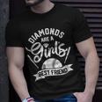 Diamonds Are A Girls Best Friend Softball Baseball Girl Love Unisex T-Shirt Gifts for Him