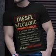 Diesel Mechanic Funny Sayings Car Diesel For Dad Auto Garage Gift For Mens Unisex T-Shirt Gifts for Him