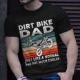 Dirtbike Motocross Dirt Bike Dad Mx Vintage T-Shirt Gifts for Him