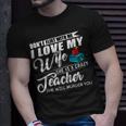 Dont Flirt With Me My Wife Is A Teacher T-shirt Gifts for Him