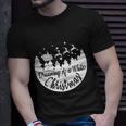 Dream Of A White Christmas Funny Reindeer Car Xmas Unisex T-Shirt Gifts for Him