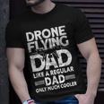 Mens Drone Flying Dad Drone Pilot Vintage Drone T-Shirt Gifts for Him